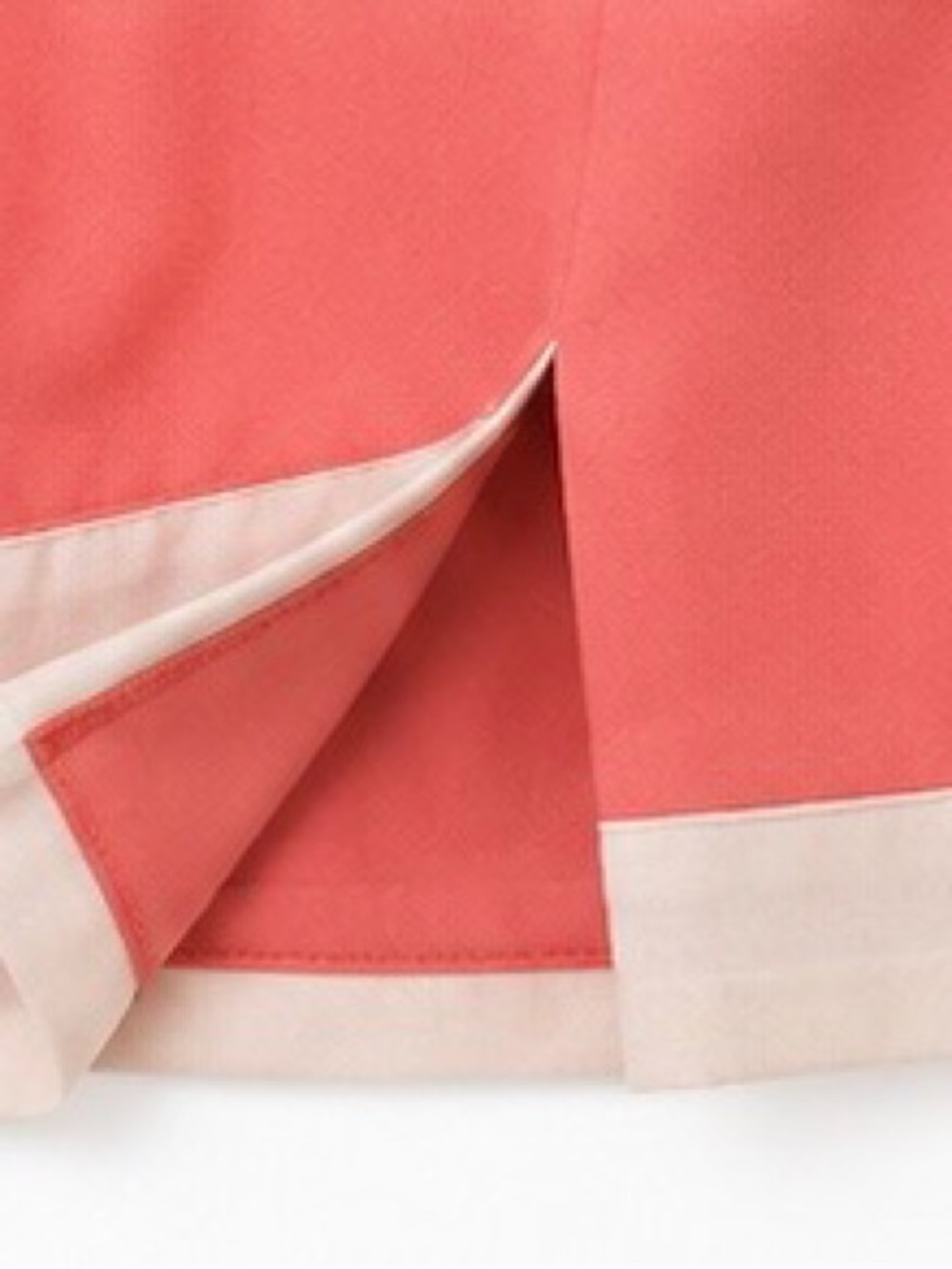 Handmade Vintage-Inspired Shift Dress - Coral/Salmon - Size Small - Picture 5 of 9